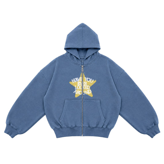 Have You Ever Looked Around Star Zip Hoodie (PRE-ORDER)